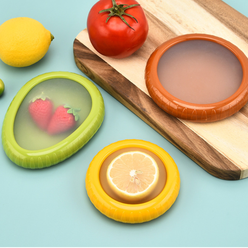 Contenedores de Silicona para conservar Frutas y Verduras